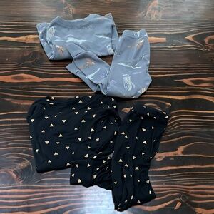 EUC Organic Carters Little Planet PJs